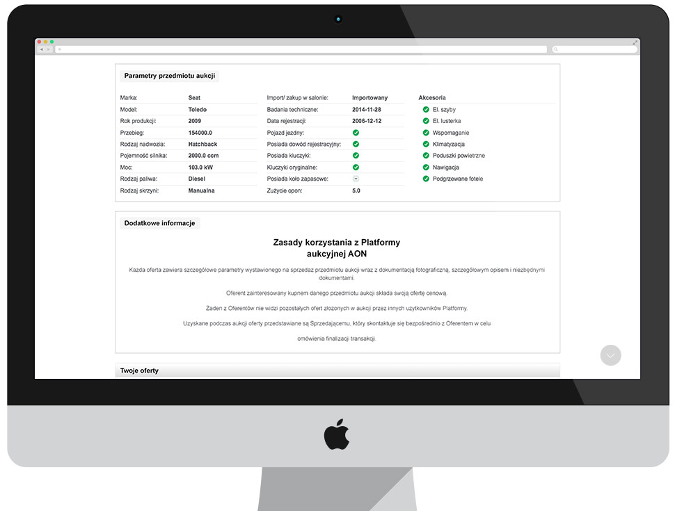 AON Services - Auction system