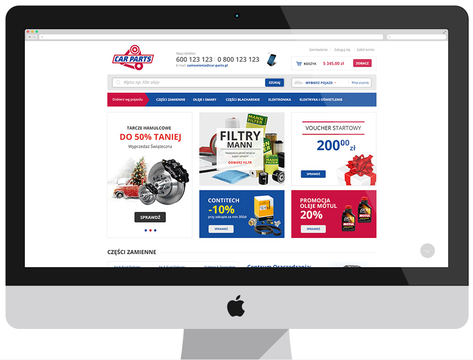 CARPARTS - Internet shop with spare parts