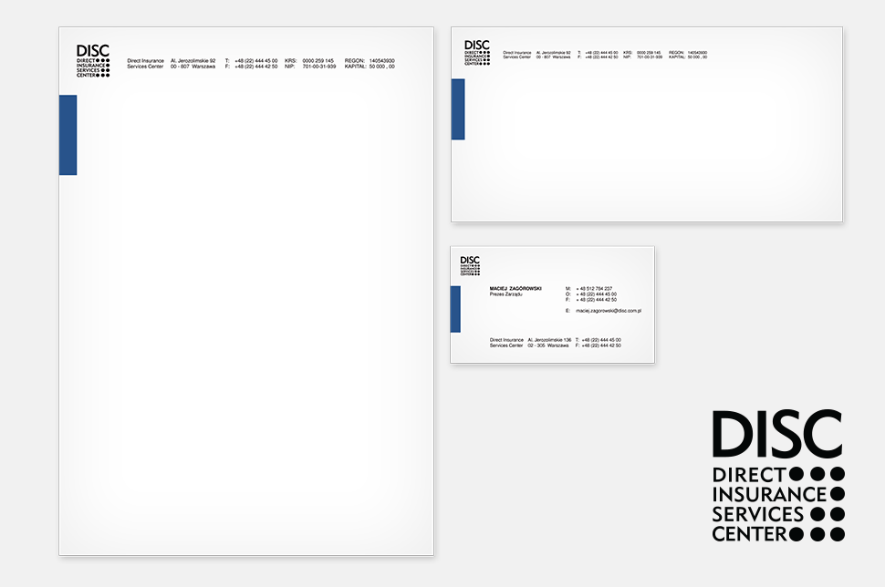 Direct Insurance Services Center - Corporate Identity Concept