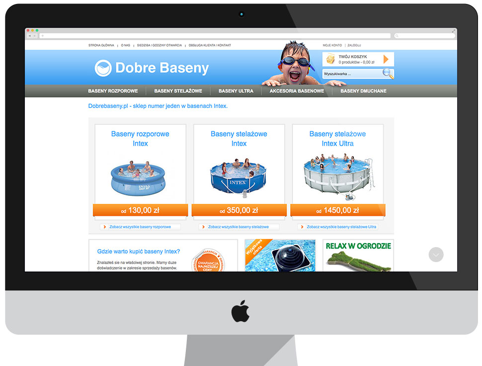 Magento Online-Shop - dobrebaseny.pl