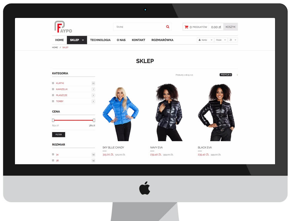 Faypo - sklep internetowy Magento