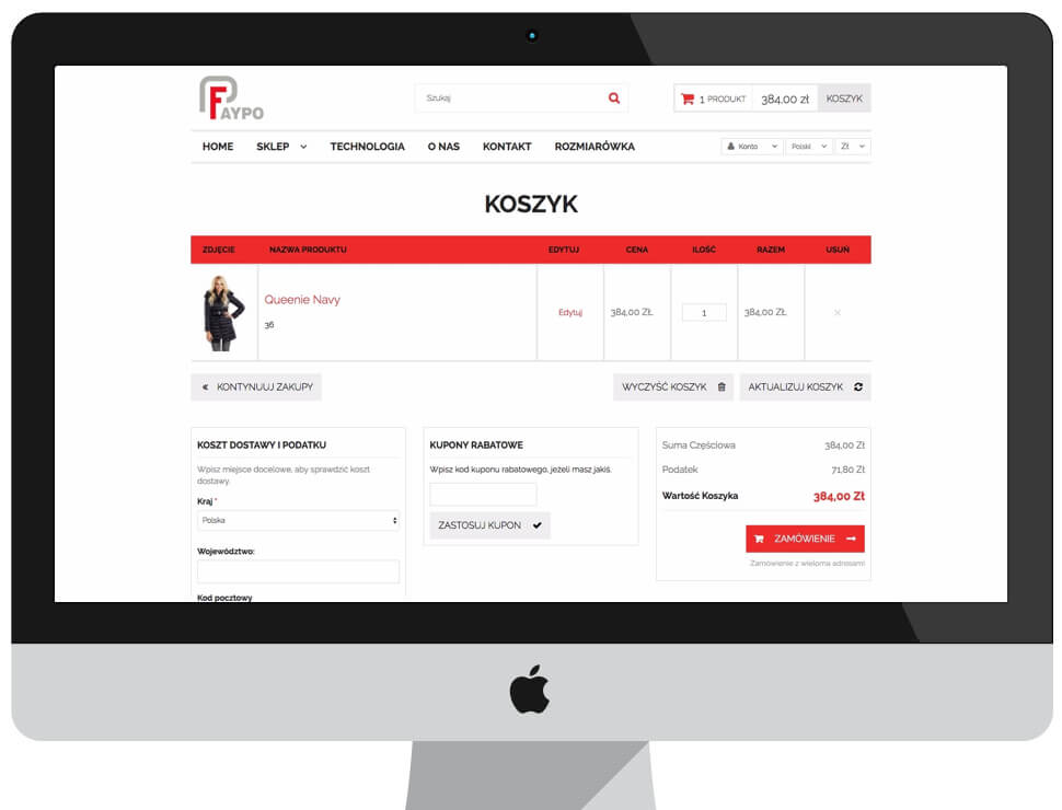 Faypo - sklep internetowy Magento