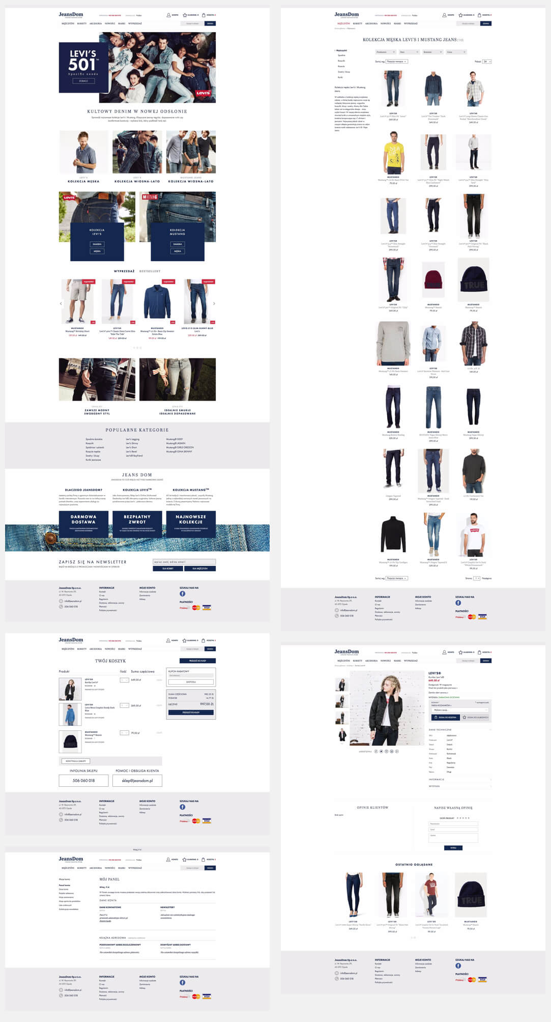 JeansDom - sklep internetowy Magento