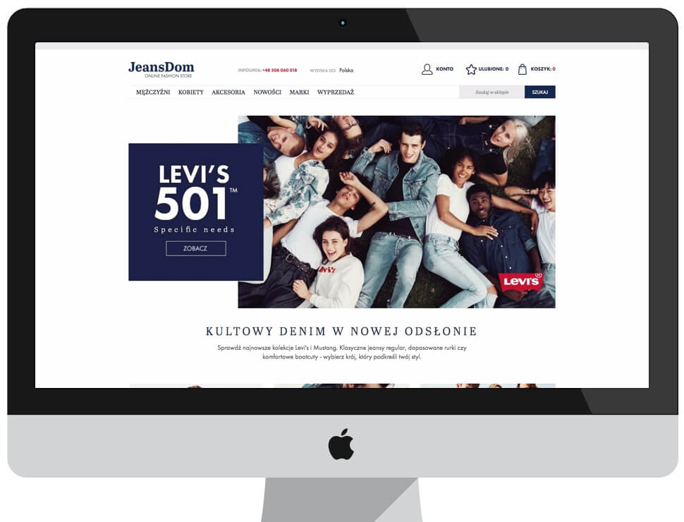 JeansDom - sklep internetowy Magento