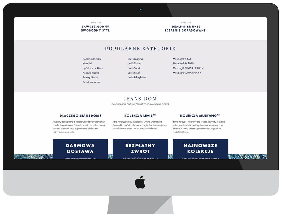 JeansDom - sklep internetowy Magento