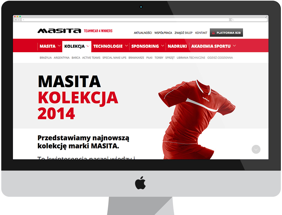 Masita - strona internetowa CMS Drupal