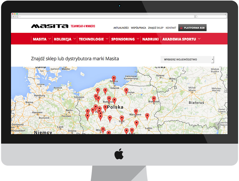 Masita - strona internetowa CMS Drupal