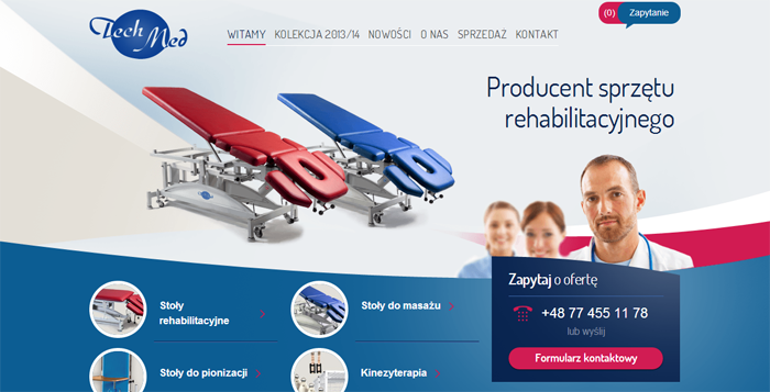 Strona firmy tech med