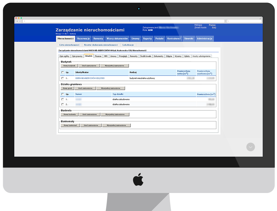 PKO BP - System for managing real estates