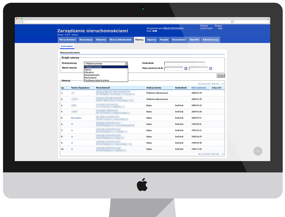 PKO BP - System for managing real estates