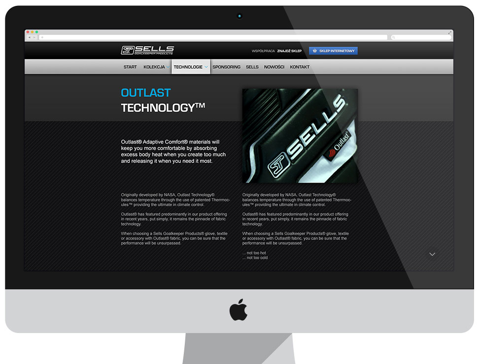 SELLS - Produktwebsite CMS Drupal