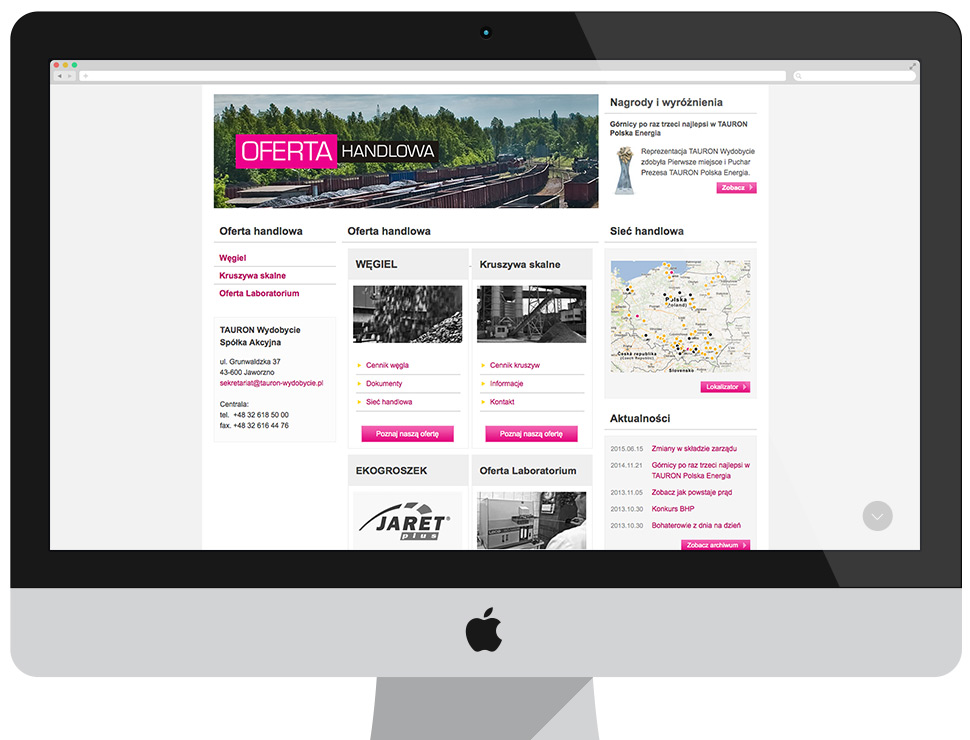 TAURON Wydobycie - Corporate Website CMS Drupal