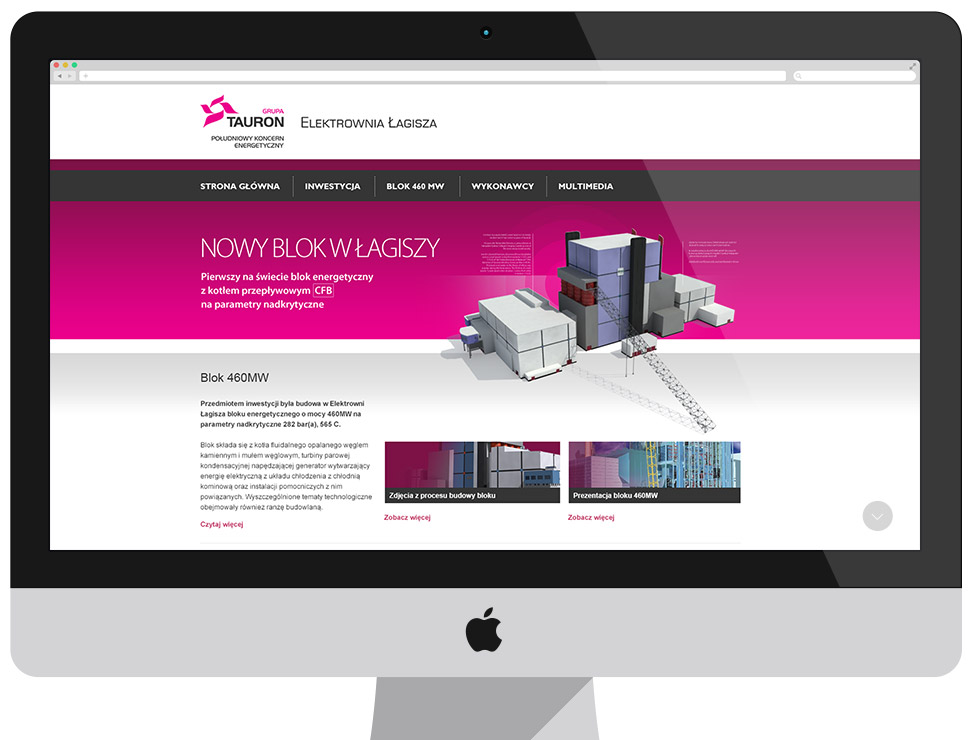 TAURON Wytwarzanie - Mikro-Websites