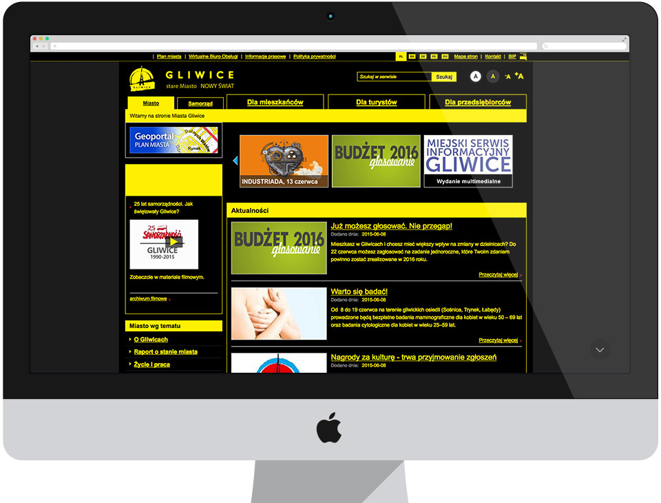 UM Gliwice - City Information portal