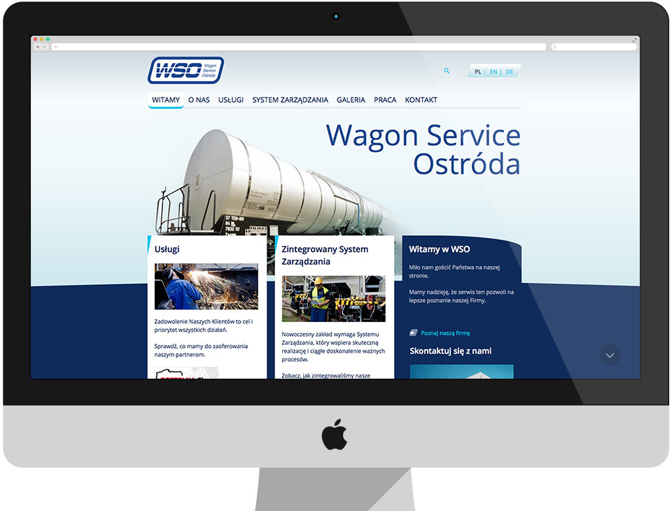 WSO Ostróda - serwis wizerunkowy CMS Drupal